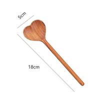 Natural Wooden Rice Spoon Long Ergonomic Handle Premium Quality for Home Kitchen Restaurant Serving