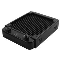 uxcell Water Cooling Radiator, 18-Pipe G14 Thread, Aluminum Heat Exchanger Radiator, 120mm, Black, for PC CPU Computer Water Cooling System