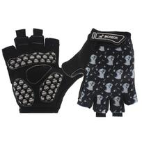 MKD02 Children's Half-Finger Sports Gloves for Cycling, Bike Riding, Roller and Ice Skating M