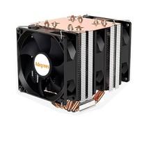 zmart 6 Heat Pipe CPU Cooler, 4-Pin PWM, Silent PC Air Cooler Fan for Intel LGA2011-X79-X99-E5, PWM Controlled, 4-Pin Connector, PC Cooling Air