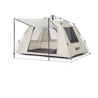 Automatic Black Glue Waterproof Camping Tent Set - Portable, Foldable, and Thickened 3-5 People sidabras