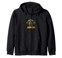 Awesome jamming dog zip hoodie with sunglasses for boys and girls