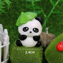 Cartoon Panda Healing Style Figurine: Children's Bedroom or Living Room Ornament, Perfect Birthday Gift