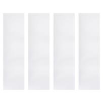 PATIKIL 4-Pack PC Case Fan Dustproof Grille, 100 x 30cm, 0.8mm Hole Diameter, Magnetic Grille, PC Dust Filter, PVC, Dustproof Mesh, White