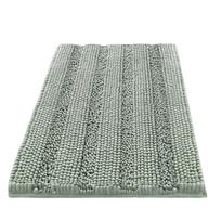 Shaggy Hair Bathroom Rug Thickened Door Mat Comfortable Chenille Bath Mat  Living Room Style G