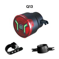 Brake Sensing Smart Bicycle Taillight Dual LED Rear Light Type-C Rechargeable Waterproof for Night Cycling