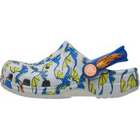 Crocs Classic Clog Breathable Low top Toddler Shoes White Blue Infant And Toddler 212514-1FT 25-26