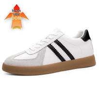 Men's 6CM Invisible Height-Boosting German Training Shoes - Fashionable Casual & Sports Footwear, 8CM Height Increase Skate Shoes. 37