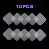 Silicone World 10PCS Strong Double-sided Adhesive Tape Acrylic Transparent Square Nano Wall Stickers Household Waterproof Tapes (as the picture,60 x 60mm)