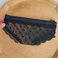 New Briefs Shape Mesh Clear Zipper Cosmetic Bag Travel Toiletry Makeup Storage Organizer Pouch
