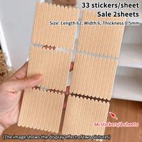60/66pcs Transparent Double Adhesive Tape False Nails Display Stand Acrylic Practice Nail Art Tool