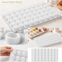 Food Grade Silicone Mold for Cake Pops Mini Round Dome Shape Mold for Chocolate Candy Baking Mold Flexible Non-Stick Silicone Tray for Dessert Making one size