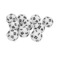 Polyhedral Dice Set Plastic Lightweight 20 Sided Dice for Role Playing Table Games Table Game Polyhedral Dice balta