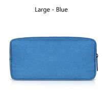Travel USB Cable Earphone Organizer Gadget Devices Pouch Makeup Cover Digital Accessories Storage Bag 16 X 11cm