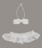 [TOYBARJAPAN] 112 Scale Figure Accessory  Fits CHENJI and other body types. Large bust white bikini outfit (body and head not included)