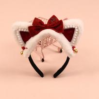 Kawaii Lolita Hair Band Soft Rabbit Ears Anime Cosplay Accessories Cute Bunny Ears Hairwear Anime Conventions