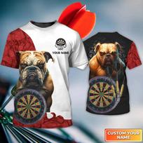 Summer Mens t shirt Flamingo Darts Personalized Name 3D Printed Unisex Tshirt For Darts Player Harajuku Casual T-Shirt DW195 XXS