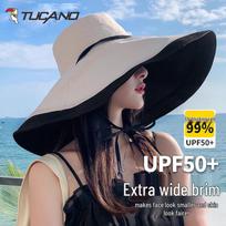 Women's Wide Brim UV Protection Visor Sun Hat