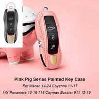 For Porsche Panamera Cayenne Macan 718 Cayman Boxster 911Taycan Car Personalized Key Case Protective Shell For Green Arrow Cover