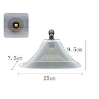 Windproof Spray Nozzle Wind Shield Transparent Power Sprayer Windproof Cover  Corn Field L-Single hole