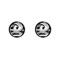 For Opel Astra j g Insignia Corsa d Vectra c Zafira a Auto Gadgets 14mm Alloy Car Key Fob Emblem Auto Key  Sticker Styling