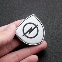 For Opel OPC Astra Vectra Corsa Zafira Insignia Car Styling Shield Badge Sticker Body Door Trunk Emblem Decor Auto Accessories