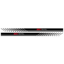 2PCS Car Body Side Skirts Stripe Sticker Vinyl Decor Decal For Opel Astra H G J Insignia Mokka Zafira Corsa Vectra C D Antara