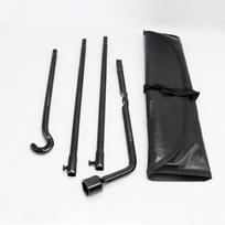 Spare Tire Change Tool Kit with Jack Handle Lug Wrench for Emergency Repair