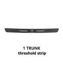 Carbon Fiber Leather Car Door Threshold Strips Auto Scratch Protector For Opel Insignia Corsa Grandland Antara Zafira Mokka
