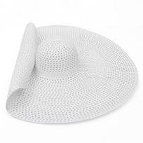 New Large Wide Brim Straw Hat UV Protection Straw Beach Hats Sunscreen Breathable Bucket Hat for Adults Kids Traveling
