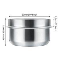 2Pcs 50mm Wheel Hub Grease Metal Cap Bearing Dust Cover Trailer Caravan RV Flatbed Truck Axle Hub Covers Trailer Accessories 2pcs