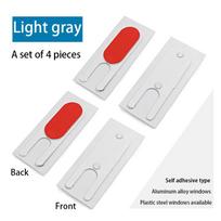 4Pcs/set Plastic Steel Aluminum Alloy Windproof Block Sliding Door Window Sealing Block Soundproof Push-pull Window Accessories