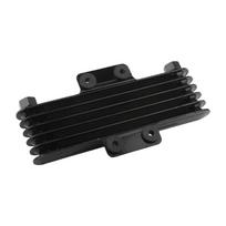 Motorcycle Oil Cooler 5 Row Radiator Dirt Bike 2t 125-250CC Engine Universal 4T M10 M12 Cooling Enduro Pit Bike Motocross Parts Black M12