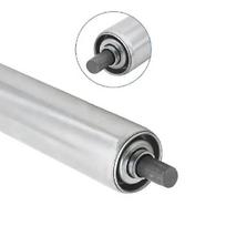 1 vnt. cinkuotas gravitacinis ritininis konvejeris Skersmuo 25 mm 38 mm 50 mm 60 mm Bendras ilgis 150 200 250 300 350 400 450 500 mm 1Pcs