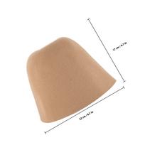 1 Piece Felt Sauna Hat Household Bath Cap Soft Comfortable Hair Protecting Hat for Sauna Steam Room Relaxation Accessory