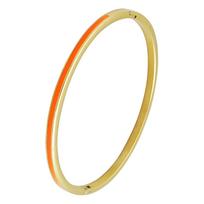 Gold Bamboo Pattern Women's Bracelet with Colored Epoxy Resin