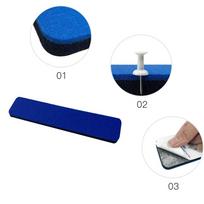 T02C!6Pcs Felt Bulletin Board Bar Strip Self-Adhesive Felt Board Strip For Wall No Frame Wall Decorative Bulletin Board
