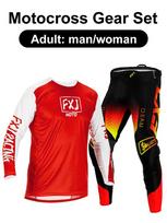 motocross gear set Enduro cross Jersey Pant Kits Racer Gear Set Off-road Mens Kits Women's mountain Downhill Motorcycle MX XL-36
