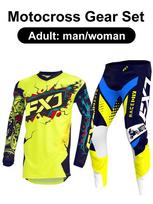 motocross gear set Enduro cross Jersey Pant Kits Racer Gear Set Off-road Mens Kits Women's mountain Downhill Motorcycle MX L-34