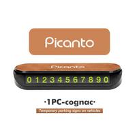 Parking Stop Sign Car Styling Accessories Phone Number Plate For KIA Soul Picanto Stonic Venga Sorento Forte