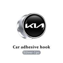 For KIA Car Hooks Small Hanger Self Adhesive Sticky Storage Auto Accessories Ceed Sportage Rio K5 K2 Optima Cerato Venga Sedona