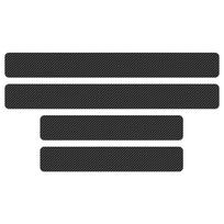 Carbon fiber threshold sticker for cars Pedal protection sticker For Skoda octavia a5 a4 mk1 2 fabia superb rapid mk3 yeti 2006
