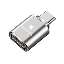 Type C OTG Male To USB Female Adapter Converter Connector For Skoda Octavia Kodiaq Enyaq iV Kamiq Scala Superb Fabia Rapid Yeti