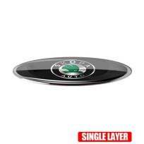 Car Aluminum Logo Side Body Fender Sticker Trunk Decoration For Skoda Octavia A5 Scala VRS Vision Kodiaq Rapid Fabia VII Superb