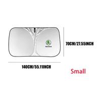 Car Windshield Sun Shade Umbrella Foldable Sunshade Front Window Cover For Skoda Kodiaq Octavia Enyaq Kamiq Scala Rapid VRS MK2