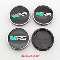 4pcs 56mm Car Styling Wheel Center Hub Caps Logo VRS Rim Cover Badge Emblem For Skoda Rapid Octavia RS Kodiaq Fabia Accessories