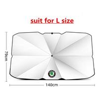 Car front windshield sunshade for Skoda Kamiq Rapid Scala Roomster YETI UV protection sunshade car interior accessories