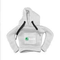 Car Hoodie Change Speed Lever Sweatshirt Car Handle Gear Shift Knob Cover For Skoda Fabia Superb Rapid Karoq VII Yeti Kodiaq