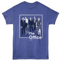 The Office - Cast - Front Print  Short Sleeve Children's T-shirt - Royal Heather 140