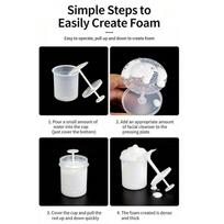 Foam Maker Portable Facial Cleansing Tool Plastic Bubble Maker Foamer For Face Wash Creates